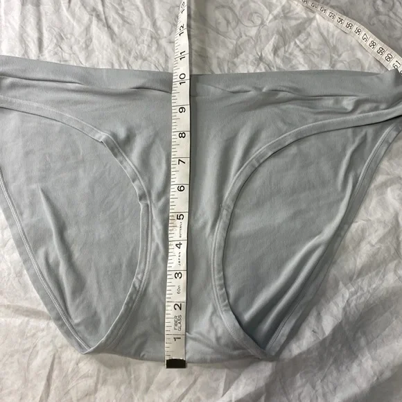Bundle/$3 NEW Anne Klein Panties Underwear Super Soft & Stretchy Pale Blue Gray - Picture 5 of 6